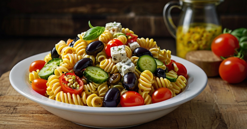 salade de pâtes estivale