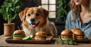 Mini burgers à partager avec votre chien