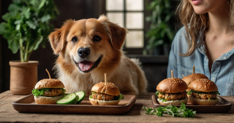 Mini burgers à partager avec votre chien