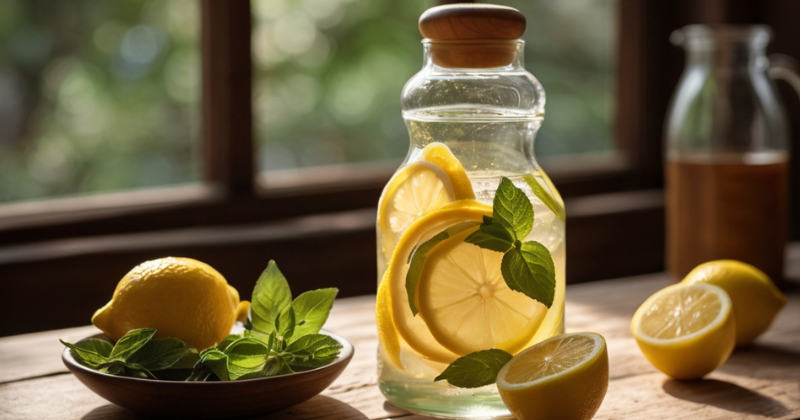 Citronnade Détox au Gingembre et Menthe