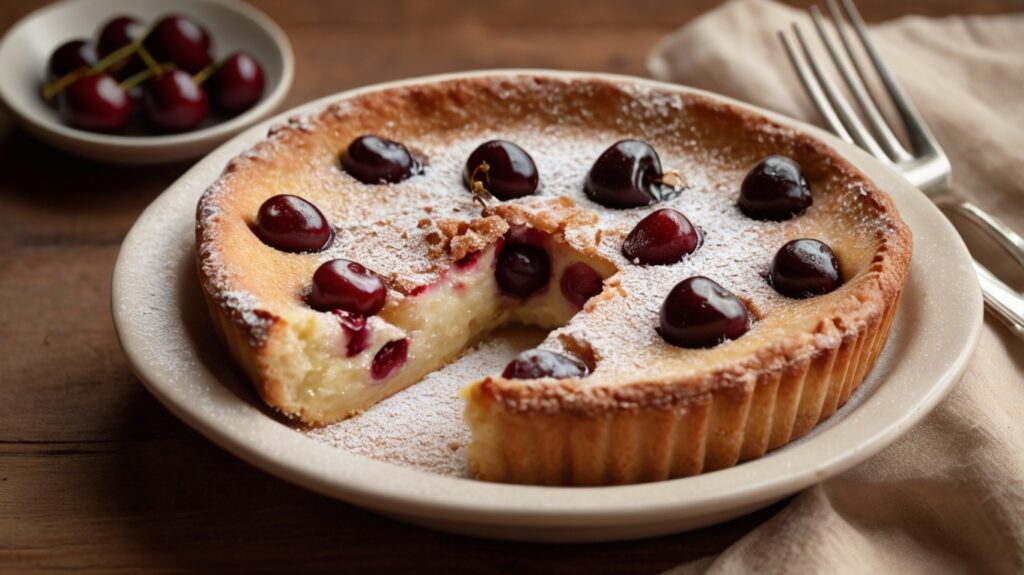 Clafoutis Moelleux aux Cerises – La Douceur de l’Été en Dessert