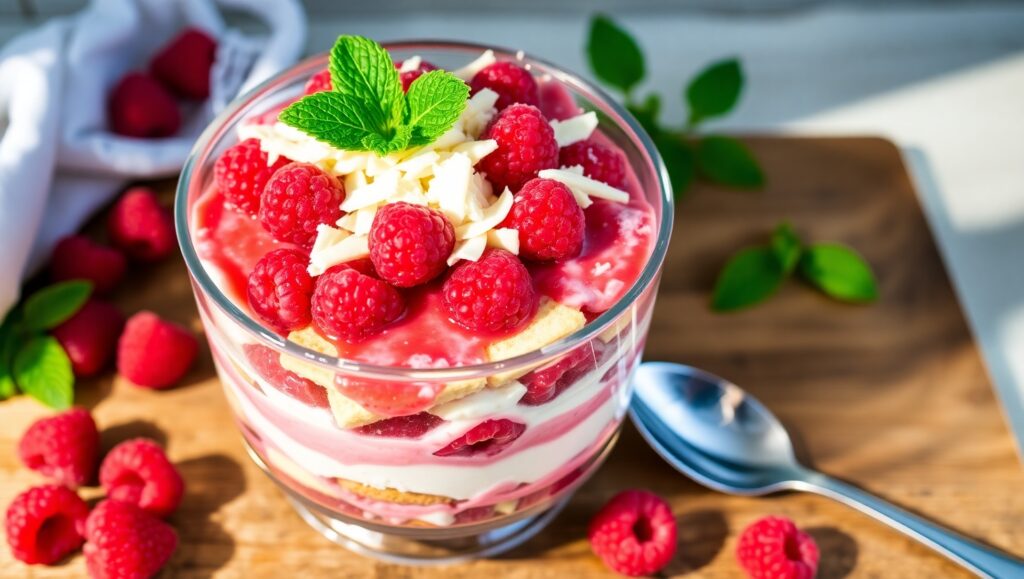 Tiramisu aux framboises