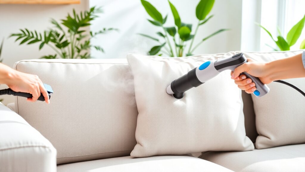 Nettoyer un canapé en tissu