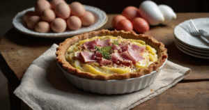 Tarte à la Rhubarbe Maison