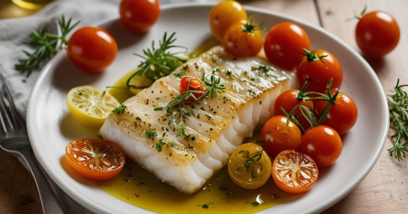 Recette Dos de Cabillaud au Four au Citron et Herbes Fraîches